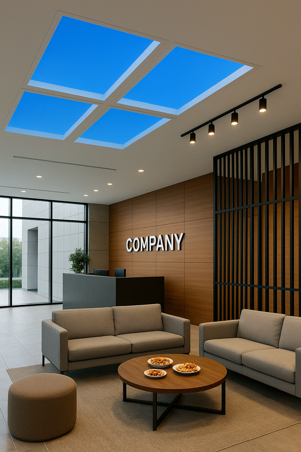 บล็อกบริษัทล่าสุดเกี่ยวกับ Redefining Indoor Illumination: Smart LED Skylight Panels for the Australian Market