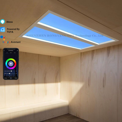 ซื้อ ไฟขาว สีแสงเทียมไฟฟ้า LED สําหรับการติดตั้งบนพื้นผิวและช่วงอุณหภูมิ 2100K-7500K ในสํานักงาน การผลิตออนไลน์