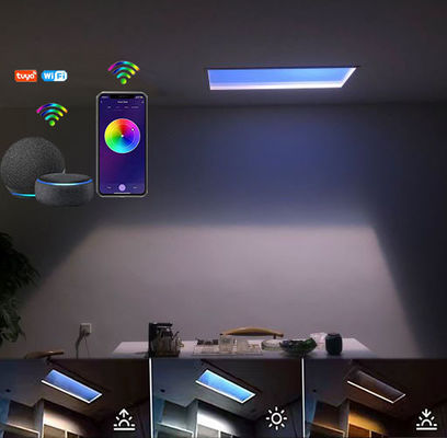 ซื้อ CRI 90 6000lm แผงแสงแดดประดิษฐ์ 110VAC Circadian Rhythm For Office การผลิตออนไลน์