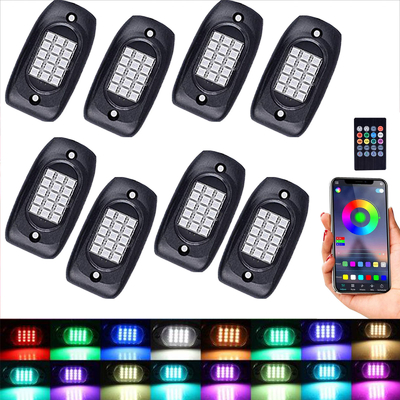 ซื้อ ไฟหินควบคุมระยะไกลที่ใช้งานได้จริงเปลี่ยนสีได้ SMD5050 การผลิตออนไลน์