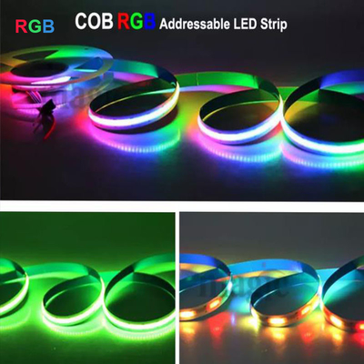 ซื้อ ไฟ LED Strip เปลี่ยนสีได้, RGB Strip แอดเดรสหรี่แสงได้ การผลิตออนไลน์