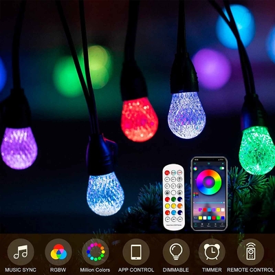 ซื้อ คริสต์มาสอินฟราเรด RGB String Light DC 5V 48ft รีโมทคอนโทรลสำหรับปาร์ตี้ การผลิตออนไลน์