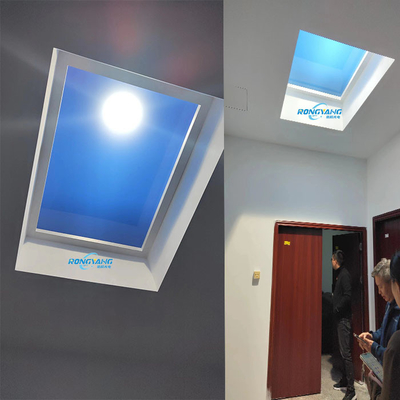 ซื้อ แผงไฟ LED แสงแดด 600x600 200W CRI 95 Tuya ควบคุมแบบไร้สาย การผลิตออนไลน์