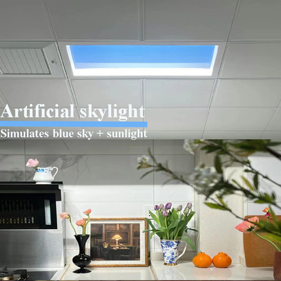ซื้อ แสงเดย์ไลท์เทียม แผงสกายไลท์เทียม 100W ฝังฝ้าเพดาน ติดตั้งแบบหรี่แสงได้ การผลิตออนไลน์