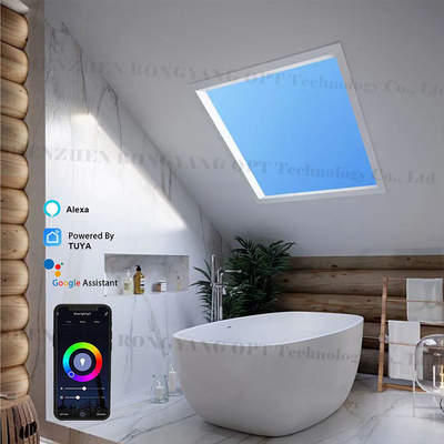 CCT 6500K 1200x300 ประดิษฐ์ LED Skylight DIY Tuya Alexa Voice Control