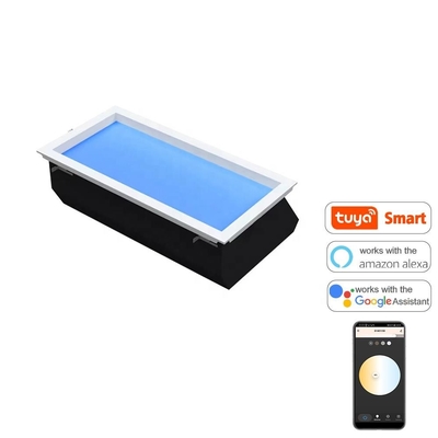 50W 7800K 30x60cm แผงไฟ LED สกายไลท์ 110VAC-220VAC อลูมิเนียมอัลลอยด์