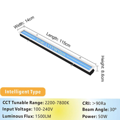 ประหยัดพลังงาน 50 วัตต์ LED เพานล์เพดานแสงสําหรับการรักษา L1150 XW140 X H86mm