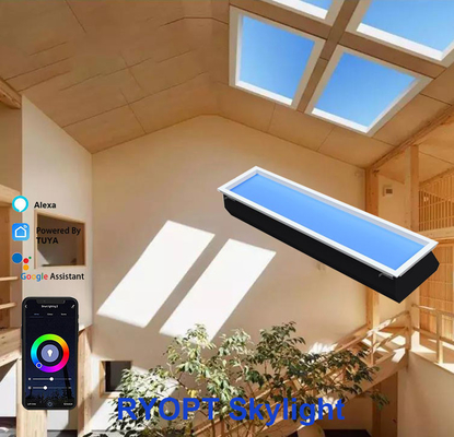 ไฟ LED แผงเพดานในร่ม 110V 220V 120X30 Tuya Alexa Control