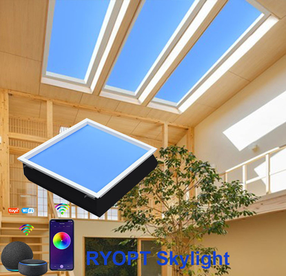 60x60cm Dali แผงไฟเพดาน LED หรี่แสงได้ CCT เปลี่ยนสีได้