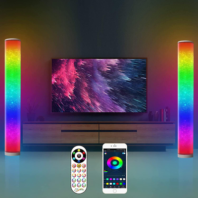 โคมไฟตั้งพื้นมุม RGB เปลี่ยนสี 16 ล้านสี Smart WiFi Alexa Tuya Control