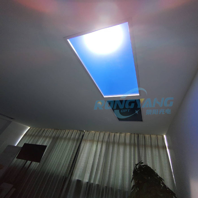 แผงไฟ LED 6500K ที่ใช้งานได้จริง, หน้าต่างปลอม 60HZ พร้อมแสงแดดเทียม
