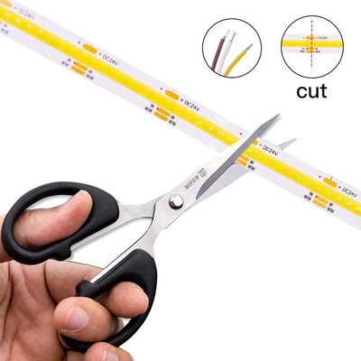 IP67 กันน้ำ 24V COB ไฟ LED Strip 5M / ม้วน 14W CCT 3000K 4000K 6000K