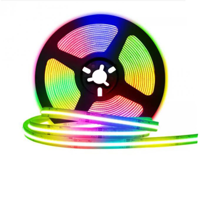 OEM Outdoor RGB COB LED Strip 12V กันน้ำสำหรับต้นคริสต์มาส
