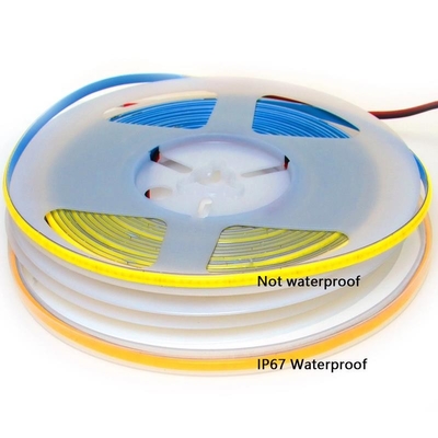 Cuttable 24V PCB COB ไฟ LED Strip ความยาว 10M 5M 320LED / M รีโมทคอนโทรล