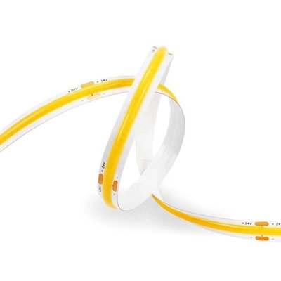 SMD ไฟ LED Strip แบบยืดหยุ่น DC 24V COB 3000K 4000K 6000K Warm White