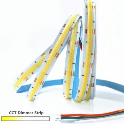 COB CCT 2500K ไฟ LED แถบซิลิโคนหรี่แสงได้อเนกประสงค์