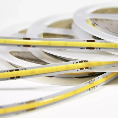 320LED/M 2700K COB ไฟ LED Strip 180 มุมยืดหยุ่น 24V Warm White