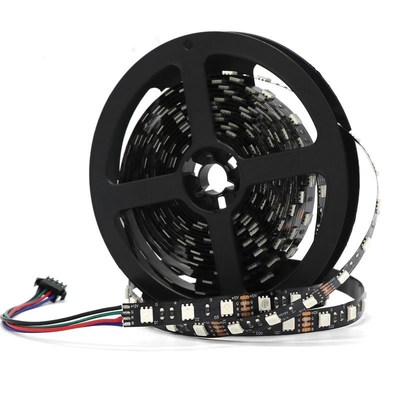 100ft 50ft Outdoor 5050 RGB LED Strip กันน้ำ 10 เมตร PCB สีดำ