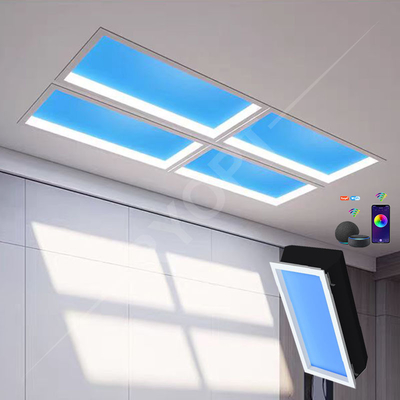 Tuya 600x600 SquareLED หน้าต่างปลอม Sunlight Skylight อเนกประสงค์สำหรับบ้าน