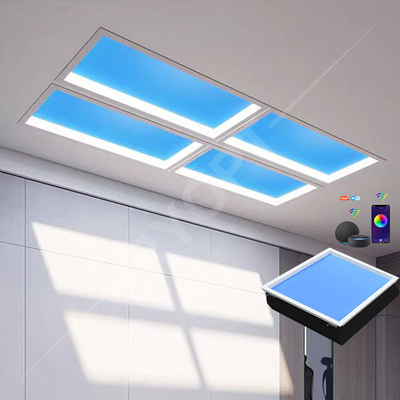 600x600 แผงไฟ LED บางเฉียบควบคุม Tuya สำหรับโรงพยาบาล