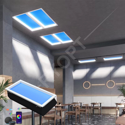 Anti Glare 2000LM ไฟกลางวันประดิษฐ์ 30x60 Sky และแผงฝ้าเพดาน LED แบบมีเมฆ