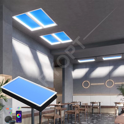 แผงไฟเดย์ไลท์ประดิษฐ์ 200W ที่ใช้งานได้จริง 120x60 RGB ติดตั้งแบบฝัง