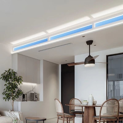 โคมไฟเพดาน LED รีโมทคอนโทรล CRI 95 115X14 50W