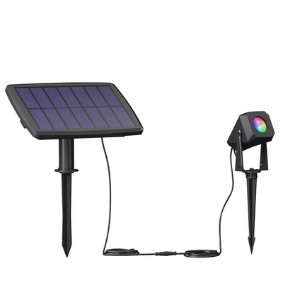 ไฟสปอร์ตไลท์กลางแจ้งสีแนวนอน RGB IP68 ทนทานกันน้ำ