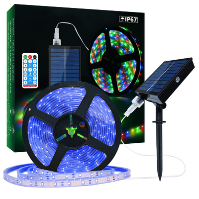 หรี่แสงได้ SMD2835 Solar Strip Light Stable สำหรับ Christmas Party