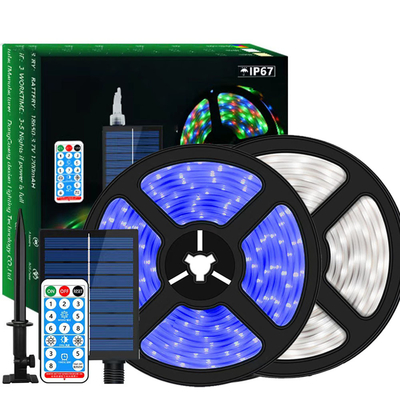 ไฟ LED Strip LED พลังงานแสงอาทิตย์หรี่แสงได้กลางแจ้ง 2835 SMD