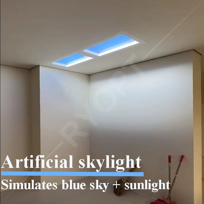 แสงเดย์ไลท์ปลอมเทียมสกายไลท์ LED Cloud Blue Sky แผง Tuya Alexa Control