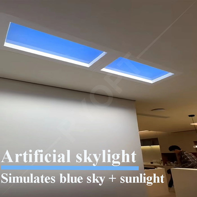 120x30 Faux Daylight แผงสกายไลท์ประดิษฐ์ Circadian Lighting Healthcare