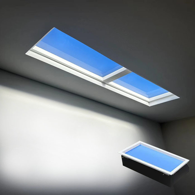 6000LM Skylight Ultra Thin LED Panel สําหรับพื้นที่ 6-10 ตารางเมตร