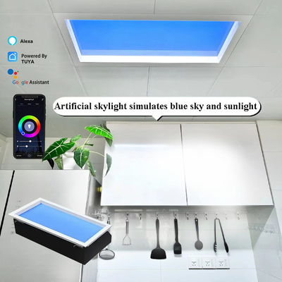 2x4 ภายใน แผ่นแสงแดดเทียม Zigbee Wifi Bluetooth ระยะไกล