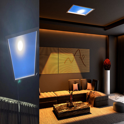 Smart Tuya Slim แสงชั้นฟ้าเทียม LED สีฟ้าเพดาน แผนแสงอาทิตย์