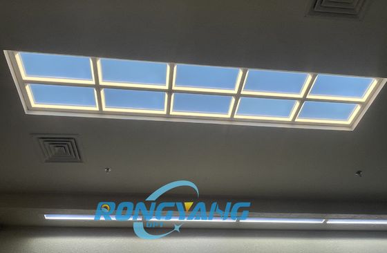 ไฟหน้าต่างจำลอง CRI Ra95 สูง พร้อมการเปลี่ยนสีอัตโนมัติและแสงตามวงจรชีวิตประจำวัน