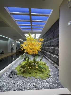 แรงงานสูงสุด 100W แผ่นไฟฟ้าฟ้าปลอม 90% การส่งแสงตามความต้องการของลูกค้า