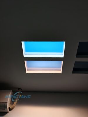 6000LM Skylight Ultra Thin LED Panel สําหรับพื้นที่ 6-10 ตารางเมตร